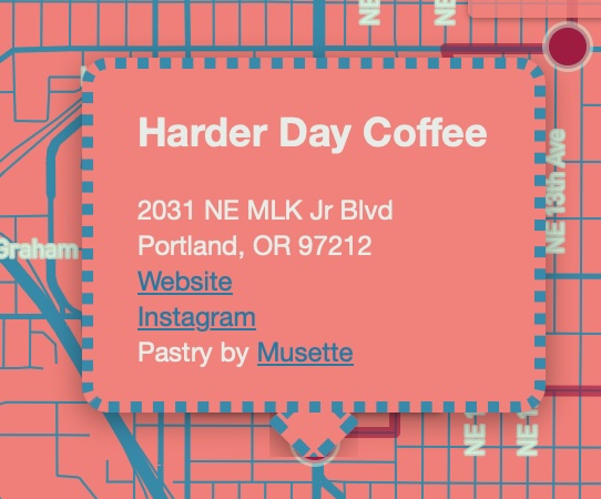 Pastry Map Pop-up